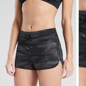 Athleta swim shorts, camo color size small.